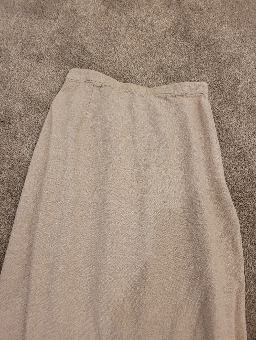 Old Navy Beige Linen Maxi Dress Size XS - Picture 4 of 8